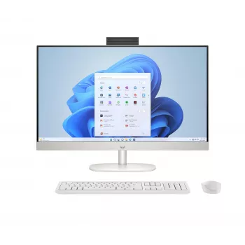HP All-in-One 27 - Intel Core Ultra 5 125U | 27 collu skārienekrāns | 16GB | 512GB | Windows 11 Home | Balts