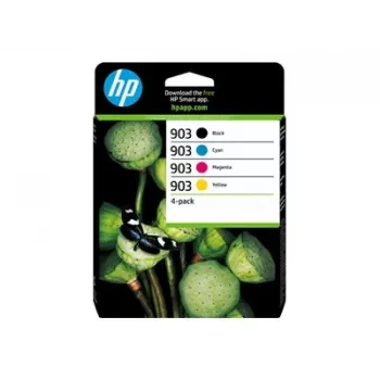 HP 903 CMYK oriģinālā tintes kasetne 4 iepakojumā