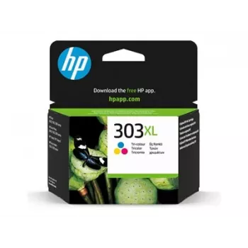 HP 303XL augstas ietilpības trīskrāsu oriģinālā tintes kasetne