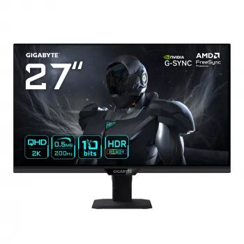 GIGABYTE G27Q20T EK 27 collu QHD 200Hz SS-IPS spēļu monitors - Melns