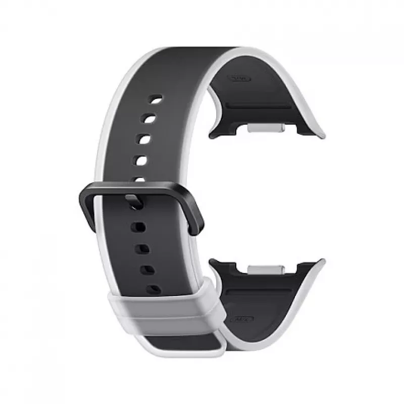 Samsung Misty Band (M/L) Galaxy Watch9 (Watch8) — melna fluorēlastomēra viedpulksteņa siksniņa