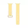 Samsung Misty siksna M/L Galaxy Watch9 (Watch8) - dzeltena fluoroelastomēra sporta siksna