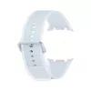 Samsung Misty Band M/L zila Galaxy Watch8 un Watch9 - Fluoroelastomērs, 20mm, sprādze