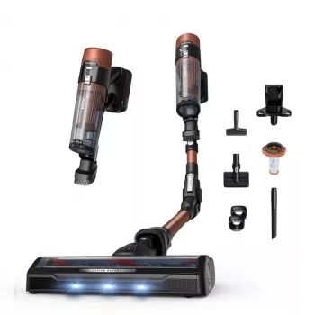 Tefal TY7A73E0 bezvadu kāta putekļsūcējs ar Flex tehnoloģiju un Aqua galvu