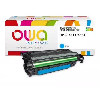 ARMOR OWA saderīga tonera kasetne HP CF451A ciāna (10 500 lappušu)