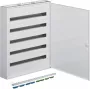 Hager FW536WT Virsmas montāžas sadales skapis, 5 rindas, 180 moduļi, IP40, balts