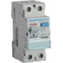 HAGER CDA263J RCCB Noplūdes strāvas aizsardzības slēdzis 1P+N 63A 30mA A tips 6kA 230V 2 moduļi DIN sliedei