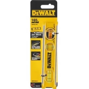 DEWALT Torpēdas līmenis plakans 165 mm