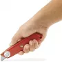 STANLEY BLACK&DECKER 99E Izvelkamais drošības nazis ar skrūvju fiksāciju, cinka sakausējuma rokturis, 5 asmeņu pozīcijas, iekšējā uzglabāšana 3 asmeņiem, metāliski pelēks