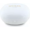 GUESS Flat Classic Logo Electroplated True Wireless austiņas, balta