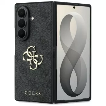 GUESS Big 4G Logo maciņš Samsung Galaxy Z Fold 8 Ultra - Melns