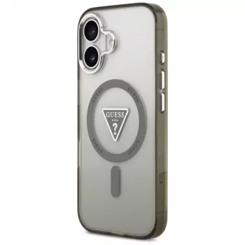 GUESS IML Gradient Triangle Logo MacCase MagSafe iPhone 17 - Khaki