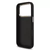 GUESS 4G Big Logo Classic cietais maciņš iPhone 17 Pro / 18 Pro - melns un zelts