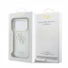 GUESS 4G Script Metal aizsargmaciņš iPhone 18 Pro Max / 17 Pro Max - balts