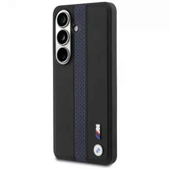 BMW Perforated Stripe Logo MagSafe maciņš Samsung Galaxy S26 - zils