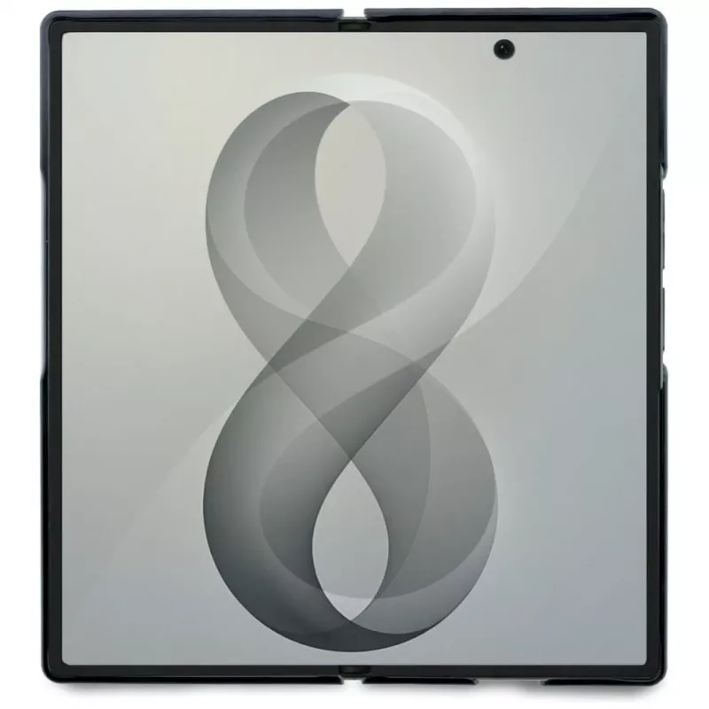 Guess Big 4G Logo PU maciņš Samsung Galaxy Z Fold 8 Ultra – Rozā