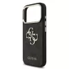 GUESS 4G Big Classic Logo maciņš iPhone 18 Pro Max / 17 Pro Max - melns un zelts