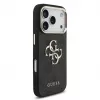 GUESS 4G Big Classic Logo maciņš iPhone 18 Pro Max / 17 Pro Max - melns un zelts