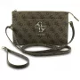 Guess Phone Pouch 4G Big Logo - Brūna Crossbody soma ar karšu nodalījumiem