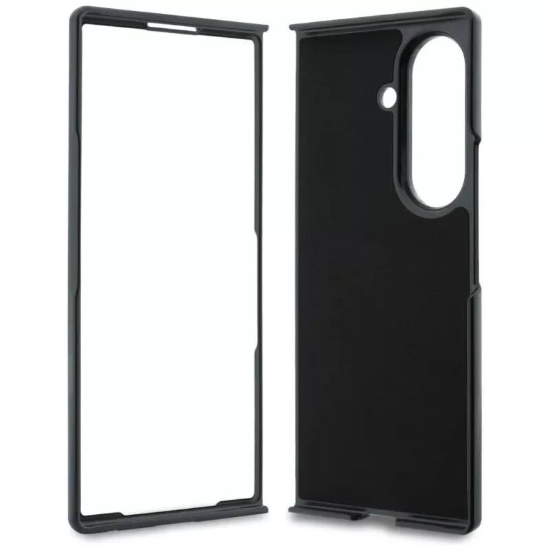 Karl Lagerfeld Saffiano Karl & Choupette Pin Maciņš Samsung Galaxy Z Fold 8 Ultra - Melns