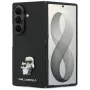 Karl Lagerfeld Saffiano Karl & Choupette Pin Maciņš Samsung Galaxy Z Fold 8 Ultra - Melns
