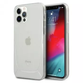 Mercedes-Benz Transparent Line cietais maciņš iPhone 12 Pro Max 6.7 collu - caurspīdīgs