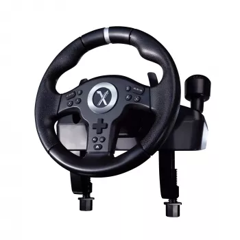 PIXMINDS LEXIP XDRIVE-350 Multiplatformas stūres rats ar spēka atgriezenisko saiti un 270 grādu rotāciju