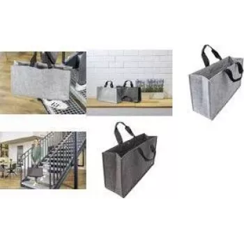 SIGEL Business Desk Sharing Bag Basic L Pelēks Sintētiskais filcs ar 2 Rokturtiem