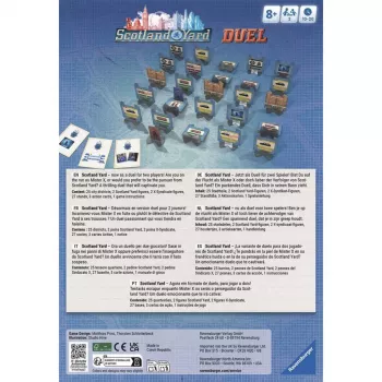 Ravensburger Scotland Yard Duel - 2 spēlētāju detektīvu kāršu spēle