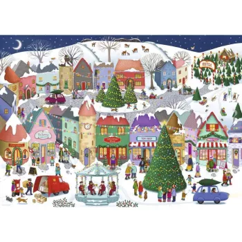 Ravensburger Puzle Enchanted Christmas Town (1000 gabaliņu)