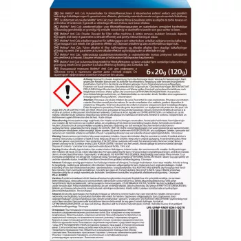MELITTA Anti Calc atkaļķošanas šķīdums kafijas automātiem – 250 ml šķidrais atkaļķotājs, universāla saderība, citronskābes formula, līdz 2 lietošanas reizēm