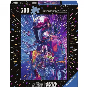 RAVENSBURGER Puzle Star Wars Hyper Space Collection: The Mandalorian (500 gabali, lielie gabali)