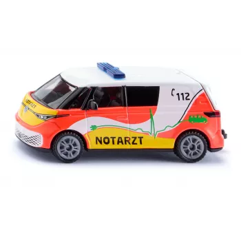 SIKU Blister VW ID. Buzz Ātrās palīdzības automašīna 1:64 mēroga metāla modelis