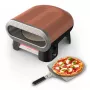 Tefal elektriskā picas cepeškrāsns ar picas griezēju, 1200 W, 30 cm, melna/sarkana