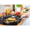 Tefal Daily Cook G7132S55 Nerūsējošā tērauda cepšanas pannu komplekts 24/28 cm, titāna nepiedegošais pārklājums, indukcija, Thermo-Signal