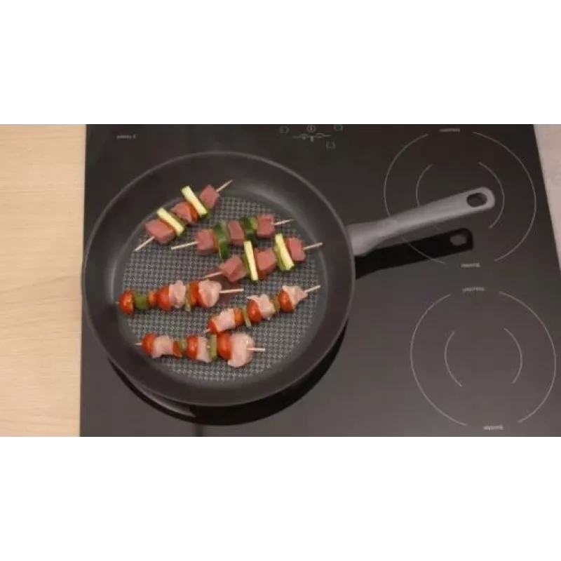 Tefal Daily Cook G7132S55 Nerūsējošā tērauda cepšanas pannu komplekts 24/28 cm, titāna nepiedegošais pārklājums, indukcija, Thermo-Signal