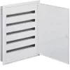 Hager FW536FT Iegremontējama sadales kārba ar PE/N spailem, 5 rindas, 180 moduļi, IP40, balta