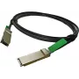 Alcatel-Lucent QSFP+ uz QSFP+ tiešās pievienošanas vara kabelis, 3 m, 40GbE, pasīvs, melns