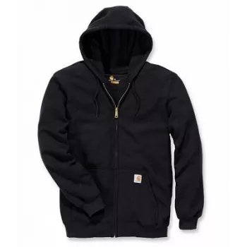 Carhartt vīriešu vidēja svara kapuces rāvējslēdzēja sporta krekls melns 463835