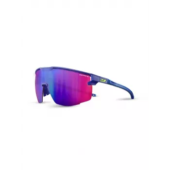Julbo Ultimate Spectron 3 HD saulesbrilles - melns/purpura rāmis, pelēka spoguļlēca, 3. kategorija