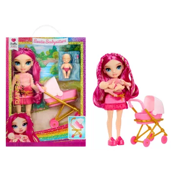 MGA Rainbow High Jr High Babysitters modes lelle - Stella Monroe, 9 collu pilnībā artikulēta kolekcionējama lelle ar aukles piederumiem