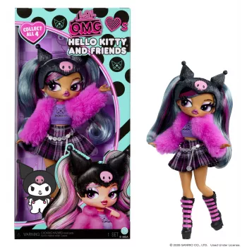 MGA L.O.L. Surprise O.M.G. Hello Kitty & Friends - Kuromi modes lelle