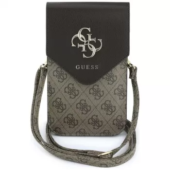 GUESS Graines 4G & Classic Logos telefona soma brūnā krāsā