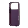 GUESS 4G Script Metal aizmugurējais vāciņš Apple iPhone 18 Pro / 17 Pro - Burgundy