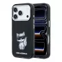 Karl Lagerfeld IML Choupette Body Sketch Print MagSafe vāciņš iPhone 18 Pro Max / 17 Pro Max - Melns