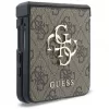 GUESS Big 4G Logo cietais maciņš Samsung Galaxy Z Flip4 - brūns