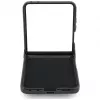Karl Lagerfeld Karl & Choupette Saffiano Pins maciņš Samsung Galaxy Z Flip5 - Melns