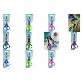 WEDO Gripy amatniecības šķēres 130 mm ar smailu galu, nerūsējošais tērauds, labās rokas, melnas, 1 gabals uz blistera kartītes