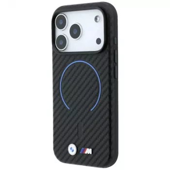 BMW M Carbon Printed Ring MagSafe vāciņš iPhone 18 Pro Max / 17 Pro Max - Melns