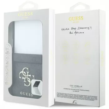 GUESS Big 4G Logo maciņš Samsung Galaxy Z Flip 5 - Melns